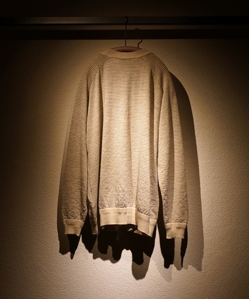 TROVE(トローヴ)の「TROVE 2025aw / J.R KNIT CARDIGAN(カーディガン/ボレロ・メンズ・ベージュ/チャコール・3/1)」の5枚目の写真