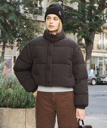 ANOETIC（アノエティック）の「TWO-WAY EMBROIDERED PADDING JUMPER_BLACK（ダウンジャケット/コート）」