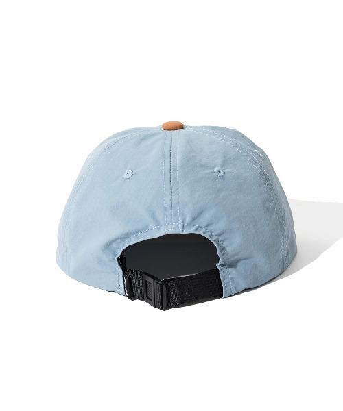 POLeR（ポーラー）の「POLER NYLON EMB CAP（ポーラー ナイロン EMB キャップ）（キャップ・メンズ・ブルー/グレー/グリーン・ONE SIZE）」の4枚目の写真
