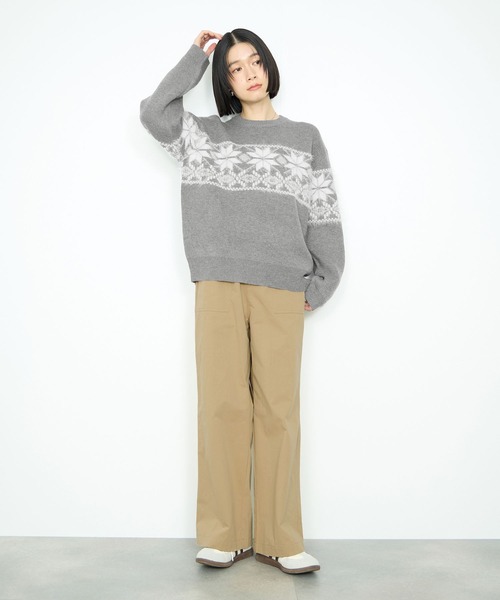 Mac-House(マックハウス)の「ベイカーパンツ(カーゴパンツ・レディース・ネイビー/ベージュ/カーキ・M/L)」の20枚目の写真