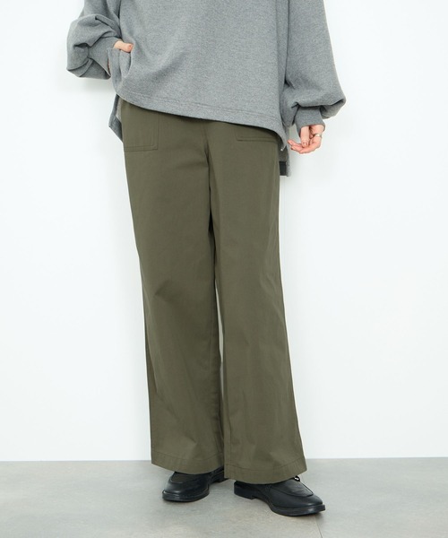 Mac-House(マックハウス)の「ベイカーパンツ(カーゴパンツ・レディース・ネイビー/ベージュ/カーキ・M/L)」の16枚目の写真