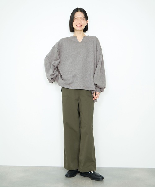 Mac-House(マックハウス)の「ベイカーパンツ(カーゴパンツ・レディース・ネイビー/ベージュ/カーキ・M/L)」の14枚目の写真