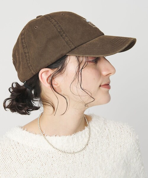 FILA（フィラ）の「【別注】＜FILA＞コットン ウォッシュ ロゴ キャップ（キャップ・レディース・ダークブラウン/ライトピンク/ナチュラル・FREE）」の10枚目の写真