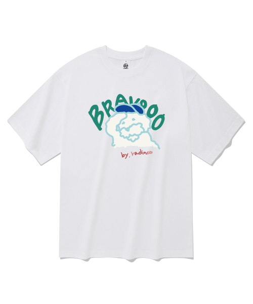 RADINEO(ラディネオ)の「ブラボー 半袖Tシャツ ホワイト(Tシャツ/カットソー・メンズ・その他・SMALL/MEDIUM/LARGE/X-LARGE)」の1枚目の写真