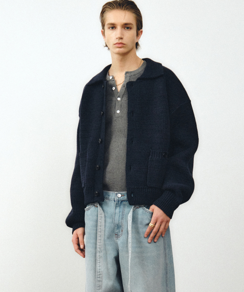 Merinowool оверсайз свитер‑хэвни (NAIVY)