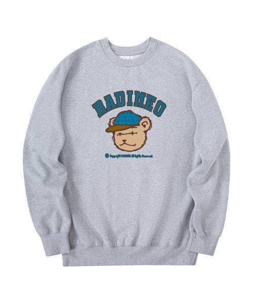 RADINEO(ラディネオ)の「ベア スウェット グレー(スウェット・メンズ・その他・LARGE/MEDIUM/X-LARGE)」の1枚目の写真