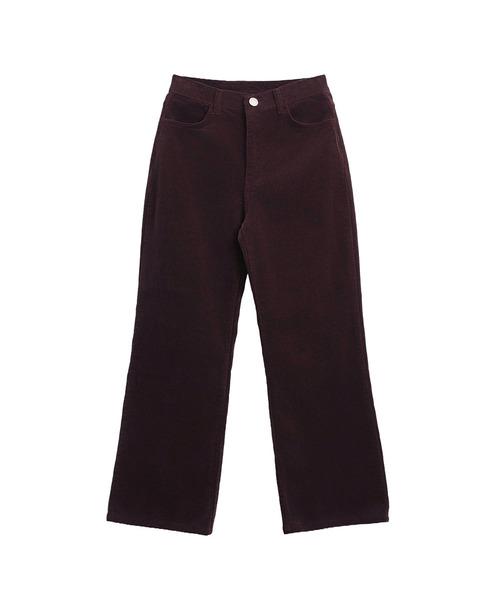 SLOWLOLLI(スローローリ)の「Classic corduroy pants_4 Colors(その他パンツ・レディース・アイボリー/Wine/ネイビー/ブラウン・3(L)/2(M)/1(S))」の4枚目の写真
