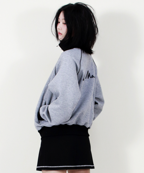 DEMARC(ドゥマーク)の「カラーステッチ ネオプレン ロゴ ブルゾン ジャンパー グレー(ブルゾン・レディース・その他・MEDIUM/LARGE)」の10枚目の写真