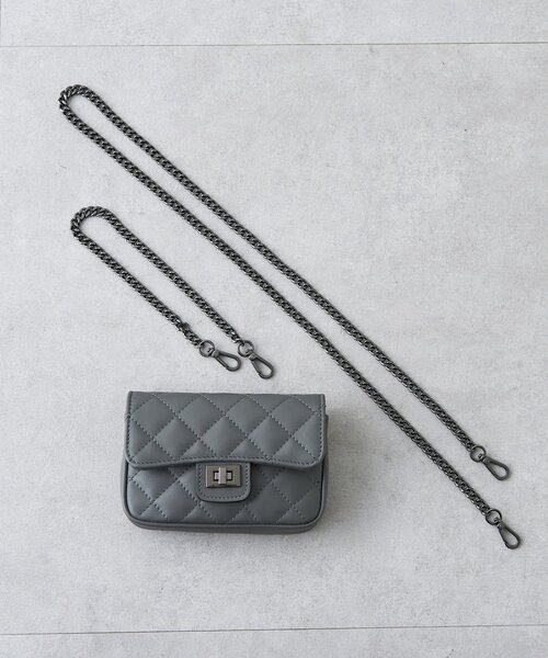 新品 Whim Gazette ★ Hoaw.チェーンショルダーバッグ Whim Gazette(ウィム ガゼット)の【Hoaw.】チェーンショルダーバッグ