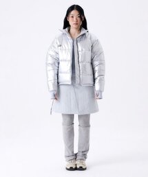 HALOMINIUM（ハロミニウムー）の「ホイルリバーシブルパディングジャケット / シルバー（ダウンジャケット/コート）」