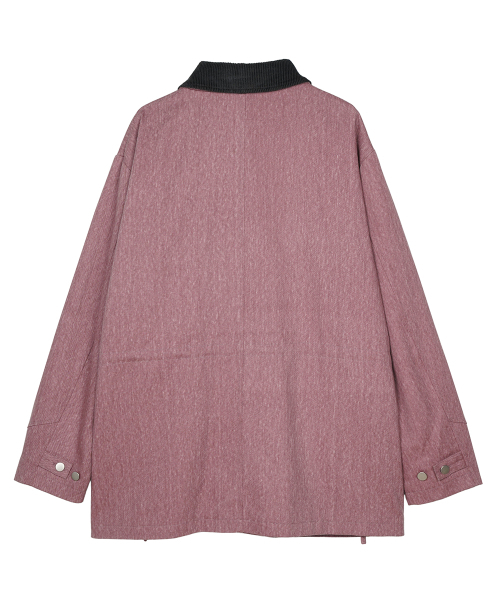 FDR(エフディーアール)の「Work Safari Chore Long Jacket Pink(ミリタリージャケット・メンズ・その他・SMALL/MEDIUM/LARGE)」の3枚目の写真