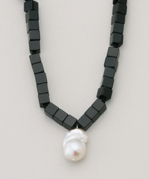 IENA（イエナ）の「Rieuk/リューク Baroque pearl onyx nl ネックレス NC59-S（ネックレス）」