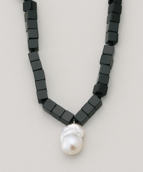Rieuk/リューク Baroque pearl onyx nl ネックレス NC59-S（ネックレス 