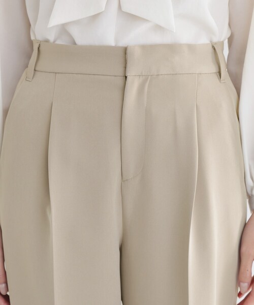 THE SHOP TK （ザ ショップ ティーケー ）の「【通勤・セレモニー】美脚シルエット ダブルクロステーパードパンツ/セットアップ可（その他パンツ・レディース・ベージュ/ブラック/ネイビー・12/14/13/11）」の19枚目の写真