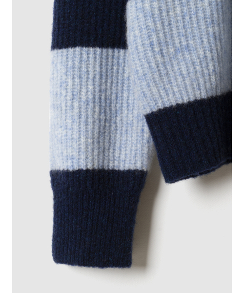 POKER FACE（ポーカーフェイス）の「RUGBY SWEATER BLUE/NAVY（ニット/セーター・メンズ・その他・48）」の4枚目の写真