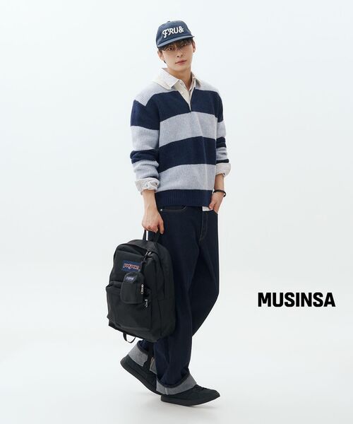 POKER FACE（ポーカーフェイス）の「RUGBY SWEATER BLUE/NAVY（ニット/セーター・メンズ・その他・48）」の6枚目の写真