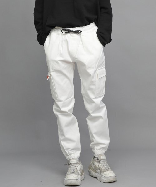 SAINTCREW(セントクルー)の「レトロラインカーゴジョガーパンツ RL-311CJ ホワイト(スウェットパンツ・メンズ・その他・SMALL/MEDIUM/LARGE/X-LARGE)」の1枚目の写真