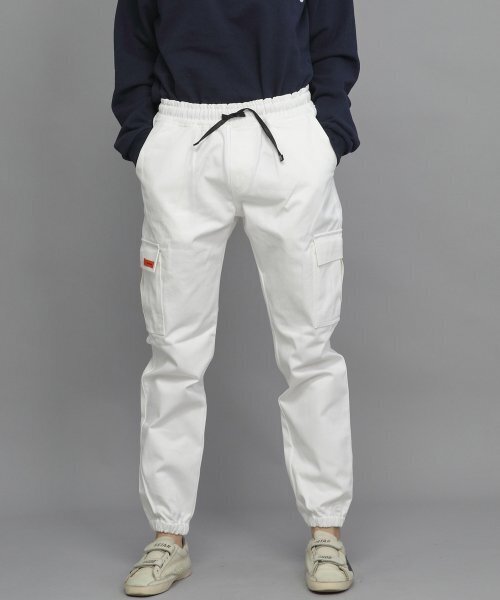 SAINTCREW(セントクルー)の「レトロラインカーゴジョガーパンツ RL-311CJ ホワイト(スウェットパンツ・メンズ・その他・SMALL/MEDIUM/LARGE/X-LARGE)」の2枚目の写真