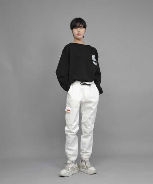 SAINTCREW(セントクルー)の「レトロラインカーゴジョガーパンツ RL-311CJ ホワイト(スウェットパンツ・メンズ・その他・SMALL/MEDIUM/LARGE/X-LARGE)」の6枚目の写真