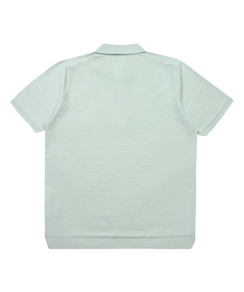 SOLEW（ソル）の「プレミアムポロセーター_ライトグリーン（ニット/セーター・メンズ・その他・SMALL/MEDIUM/LARGE）」の2枚目の写真