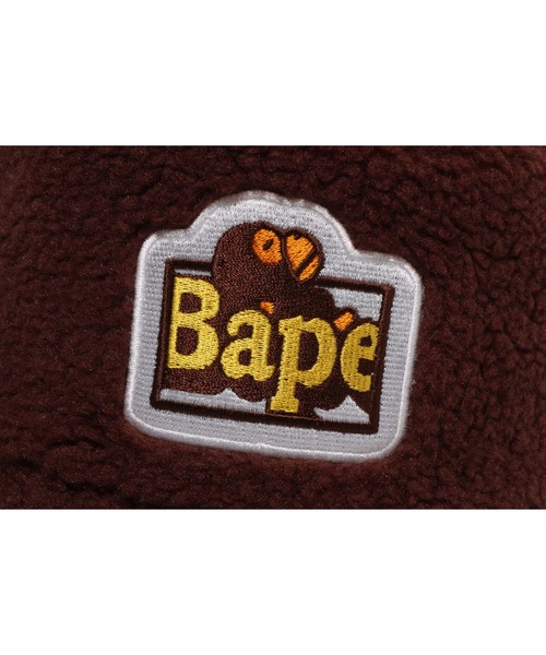 A BATHING APE（アベイシングエイプ）の「BABY MILO BOA HAT（ハット・キッズ・ブラウン・FREE）」の3枚目の写真