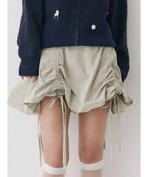 CALNAMUR | ドロストバルーンミニスカート(スカート)