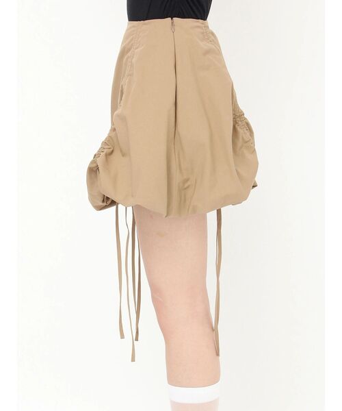 CALNAMUR（カルナムール）の「ドロストバルーンミニスカート（スカート・レディース・ホワイト/グリーン/ブラウン・FREE）」の14枚目の写真