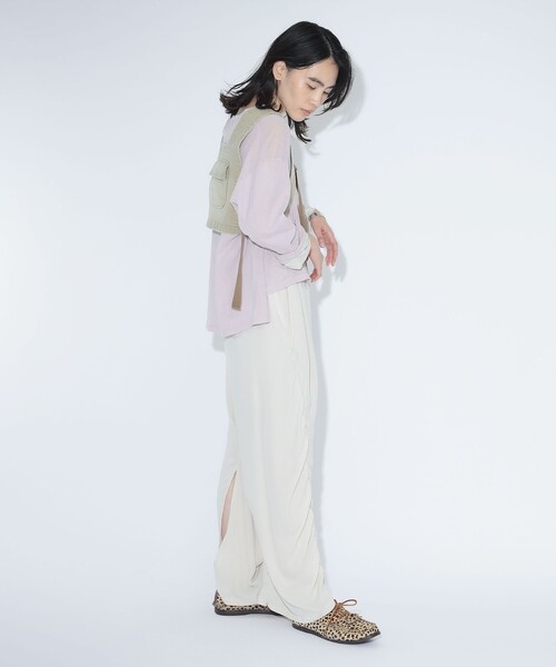 maturely(マチュアリー)の「【7/16再値下げ】maturely / チノ ディッキー ベスト(ベスト・レディース・カーキ・ONE SIZE)」の7枚目の写真