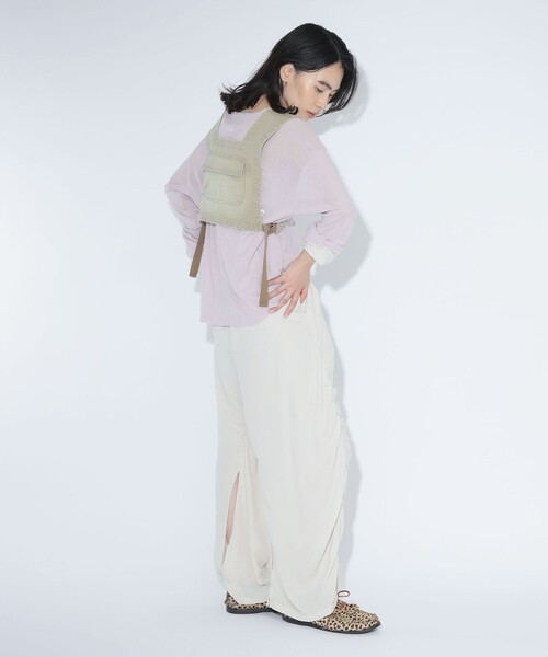 maturely(マチュアリー)の「【7/16再値下げ】maturely / チノ ディッキー ベスト(ベスト・レディース・カーキ・ONE SIZE)」の8枚目の写真