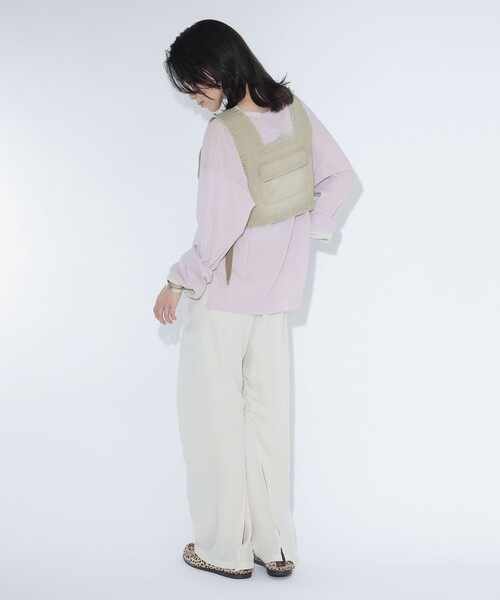 maturely(マチュアリー)の「【7/16再値下げ】maturely / チノ ディッキー ベスト(ベスト・レディース・カーキ・ONE SIZE)」の11枚目の写真