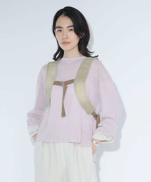 maturely(マチュアリー)の「【7/16再値下げ】maturely / チノ ディッキー ベスト(ベスト・レディース・カーキ・ONE SIZE)」の12枚目の写真