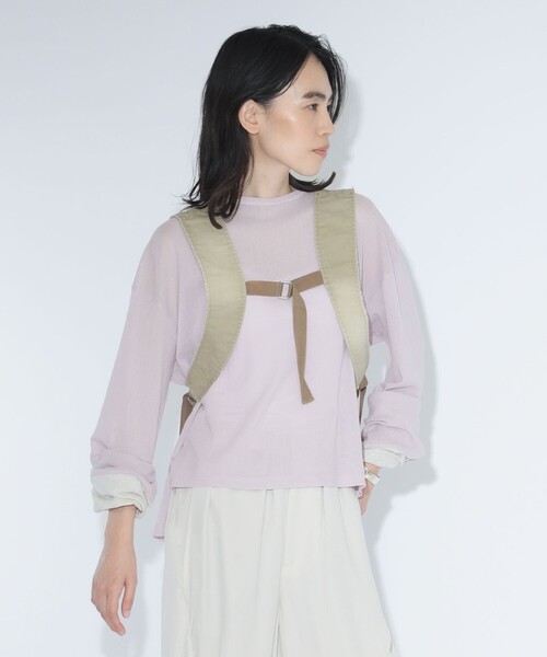 maturely(マチュアリー)の「【7/16再値下げ】maturely / チノ ディッキー ベスト(ベスト・レディース・カーキ・ONE SIZE)」の13枚目の写真