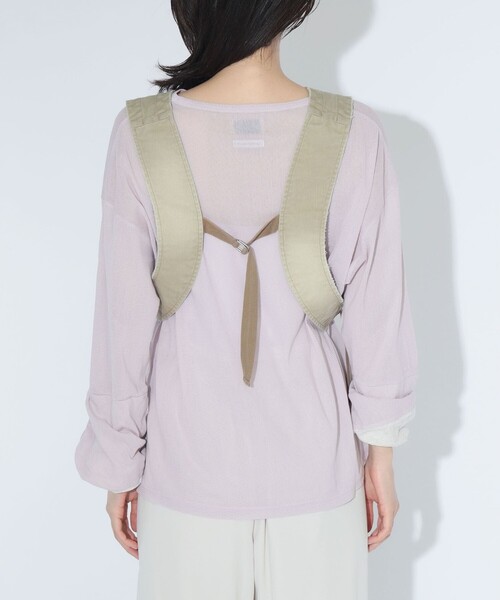 maturely(マチュアリー)の「【7/16再値下げ】maturely / チノ ディッキー ベスト(ベスト・レディース・カーキ・ONE SIZE)」の16枚目の写真