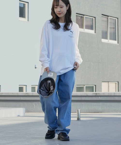 PUMA（プーマ）の「PUMA/プーマ×MONSTER HUNTER/モンスターハンター WILDS LS コラボロゴ ロングスリーブ Tシャツ 秋 秋服 2026年秋冬（Tシャツ/カットソー・メンズ・ホワイト/ブラック・M/L/XL）」の14枚目の写真