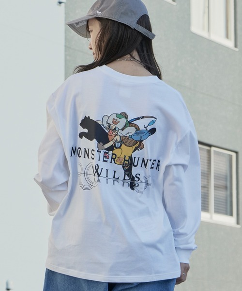 PUMA（プーマ）の「PUMA/プーマ×MONSTER HUNTER/モンスターハンター WILDS LS コラボロゴ ロングスリーブ Tシャツ 秋 秋服 2026年秋冬（Tシャツ/カットソー・メンズ・ホワイト/ブラック・M/L/XL）」の11枚目の写真