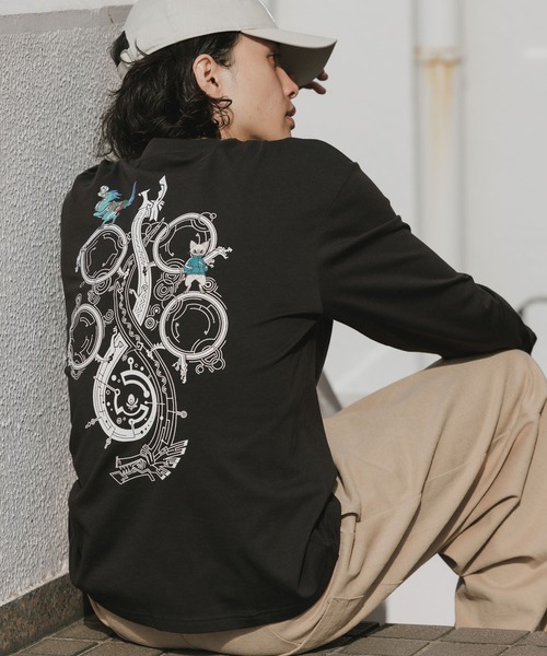 PUMA（プーマ）の「PUMA/プーマ×MONSTER HUNTER/モンスターハンター WILDS LS コラボロゴ ロングスリーブ Tシャツ 秋 秋服 2026年秋冬（Tシャツ/カットソー・メンズ・ホワイト/ブラック・M/L/XL）」の19枚目の写真