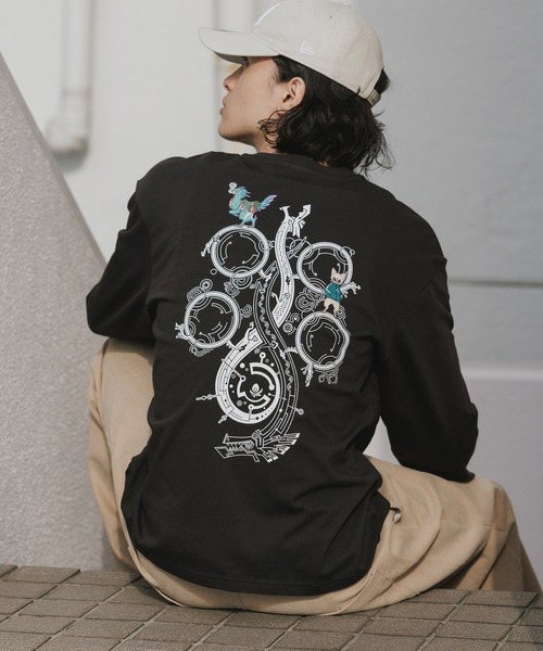 PUMA（プーマ）の「PUMA/プーマ×MONSTER HUNTER/モンスターハンター WILDS LS コラボロゴ ロングスリーブ Tシャツ 秋 秋服 2026年秋冬（Tシャツ/カットソー・メンズ・ホワイト/ブラック・M/L/XL）」の18枚目の写真