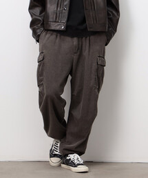 Purple&Yellow | デニムワイドカーゴパンツ(デニムパンツ)