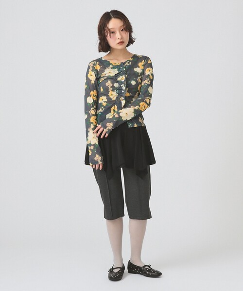 Ray BEAMS(レイビームス)の「イレギュラー ヘム ミニスカート(スカート・レディース・ブラック/チャコールグレー・0/1)」の14枚目の写真