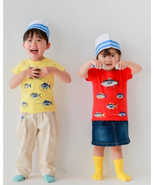 CHEEK ROOM(チークルーム)の「CHEEK ROOM/チークルーム いろいろマグロTシャツ(Tシャツ/カットソー・キッズ・イエロー/レッド/サックスブルー・130cm/120cm/110cm/100cm/90cm/80cm)」の17枚目の写真