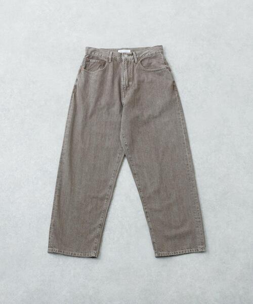 URBAN RESEARCH(アーバンリサーチ)の「11.8oz COL/DENIM WIDE PANTS(デニムパンツ・メンズ・モカ/ライトベージュ・MEDIUM/LARGE)」の19枚目の写真