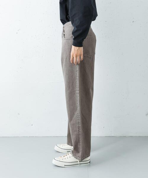 URBAN RESEARCH(アーバンリサーチ)の「11.8oz COL/DENIM WIDE PANTS(デニムパンツ・メンズ・モカ/ライトベージュ・MEDIUM/LARGE)」の21枚目の写真