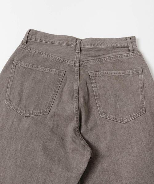URBAN RESEARCH(アーバンリサーチ)の「11.8oz COL/DENIM WIDE PANTS(デニムパンツ・メンズ・モカ/ライトベージュ・MEDIUM/LARGE)」の4枚目の写真