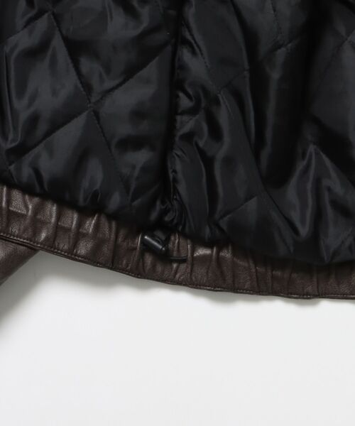 SEQUENZ(シークエンズ)の「フェイクファー×レザー / 中綿フーディジャケット / FUR PU HOODIEJKT(その他アウター・メンズ・ブラウン/ブラック・MEDIUM/LARGE)」の18枚目の写真