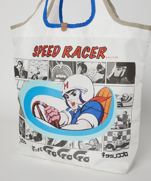 yoccatta TOKYO（ヨカッタトウキョウ）の「yoccatta TOKYO/ヨカッタトーキョー 【AIRBACK/エアバック】Come Back Material マッハGoGoGo バッグ <MADE IN JAPAN>（トートバッグ・レディース・ホワイト・FREE）」の2枚目の写真