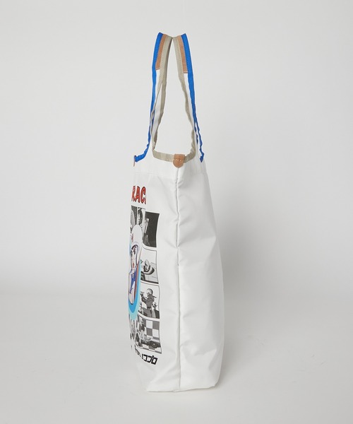 yoccatta TOKYO（ヨカッタトウキョウ）の「yoccatta TOKYO/ヨカッタトーキョー 【AIRBACK/エアバック】Come Back Material マッハGoGoGo バッグ <MADE IN JAPAN>（トートバッグ・レディース・ホワイト・FREE）」の3枚目の写真