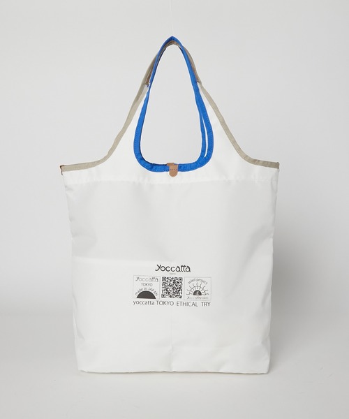 yoccatta TOKYO（ヨカッタトウキョウ）の「yoccatta TOKYO/ヨカッタトーキョー 【AIRBACK/エアバック】Come Back Material マッハGoGoGo バッグ <MADE IN JAPAN>（トートバッグ・レディース・ホワイト・FREE）」の4枚目の写真