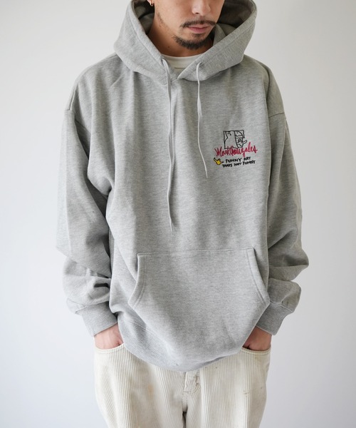 Port（ポート）の「【 Mark Gonzales / マークゴンザレス 】 DAISY MC スウェット パーカー（パーカー・メンズ・ブラック/杢グレー・M/L/XL）」の2枚目の写真