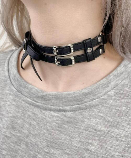 WEGO/2連リボンベルトチョーカー（チョーカー）｜WEGO（ウィゴー）の