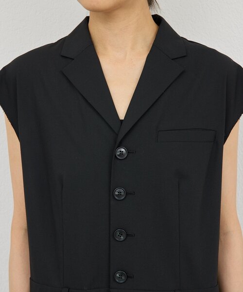 GALLARDAGALANTE(ガリャルダガランテ)の「オールインワン(ワンピース・レディース・グレイッシュベージュ/ブラック・FREE)」の13枚目の写真